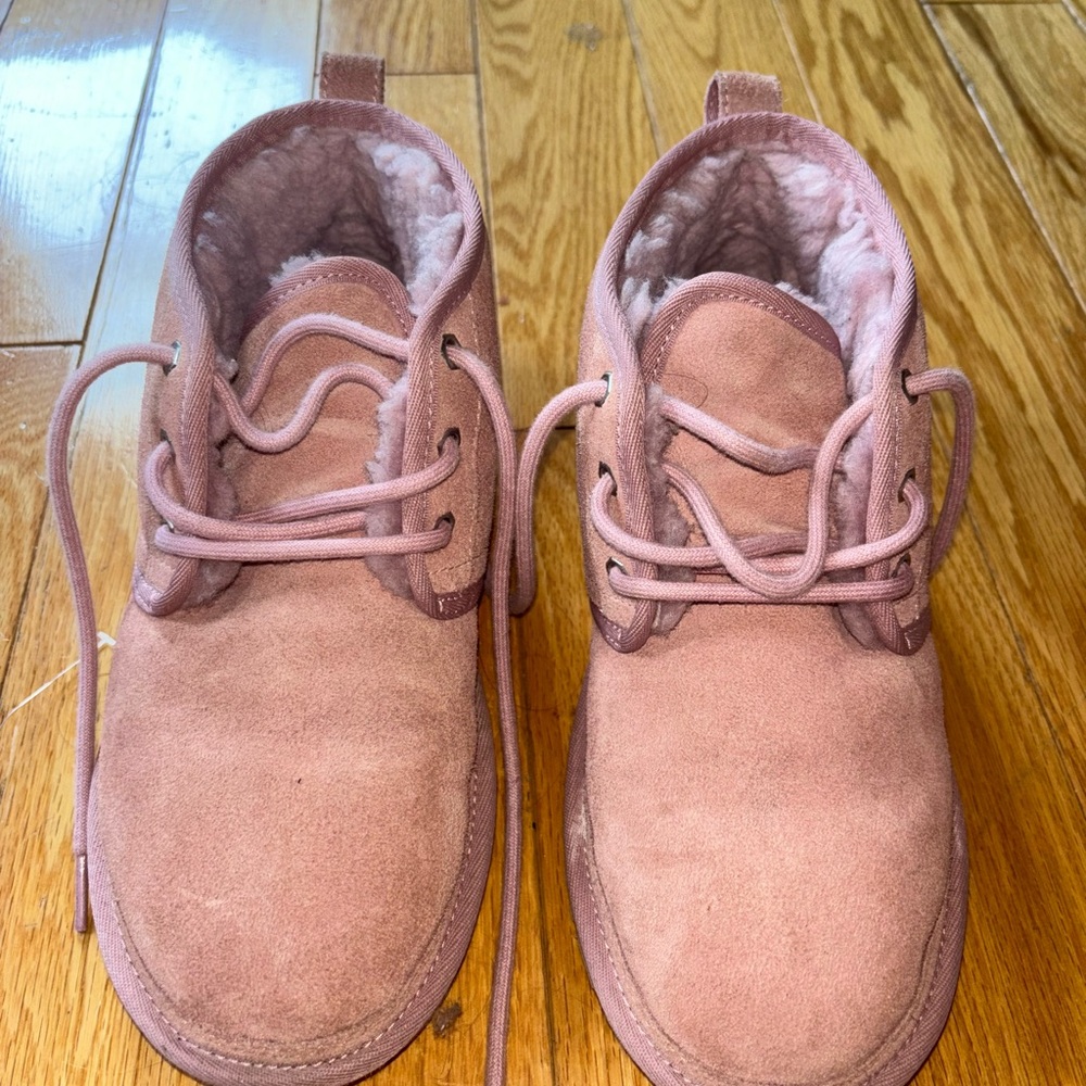 UGG Pink Ankle Boots